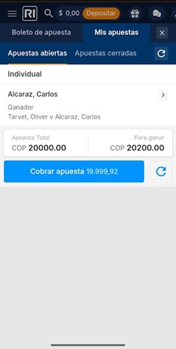 Rivalo Colombia - hacer una apuesta 5