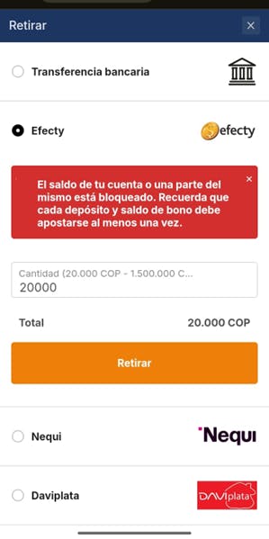 Rivalo Colombia - apostar para retirar