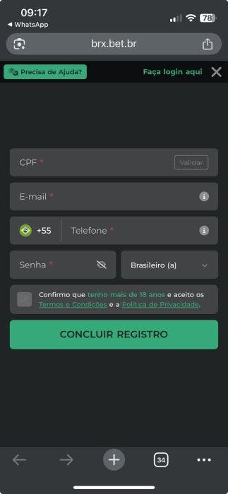 BRX registro 2