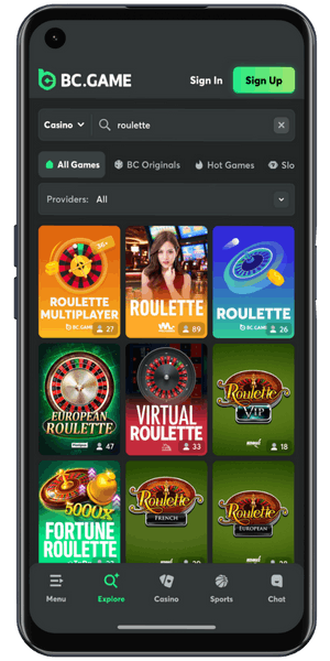 BCGame-Roulette-App