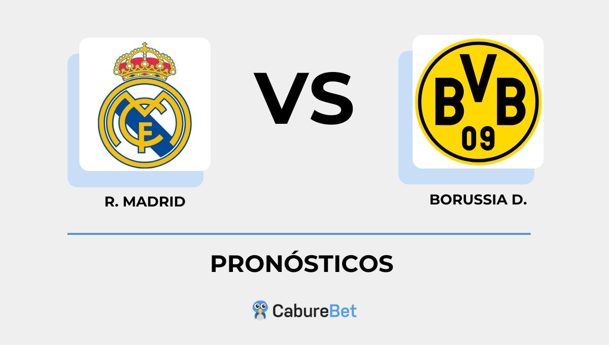 Pronósticos Real Madrid - Borussia Dortmund