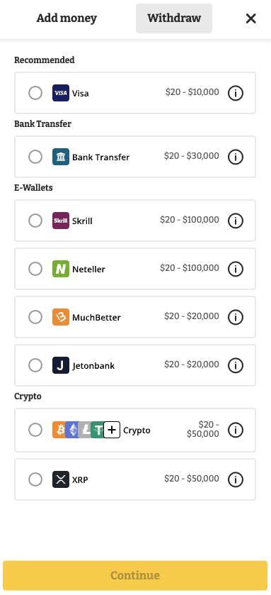 lucky spins withdrawal methods preview