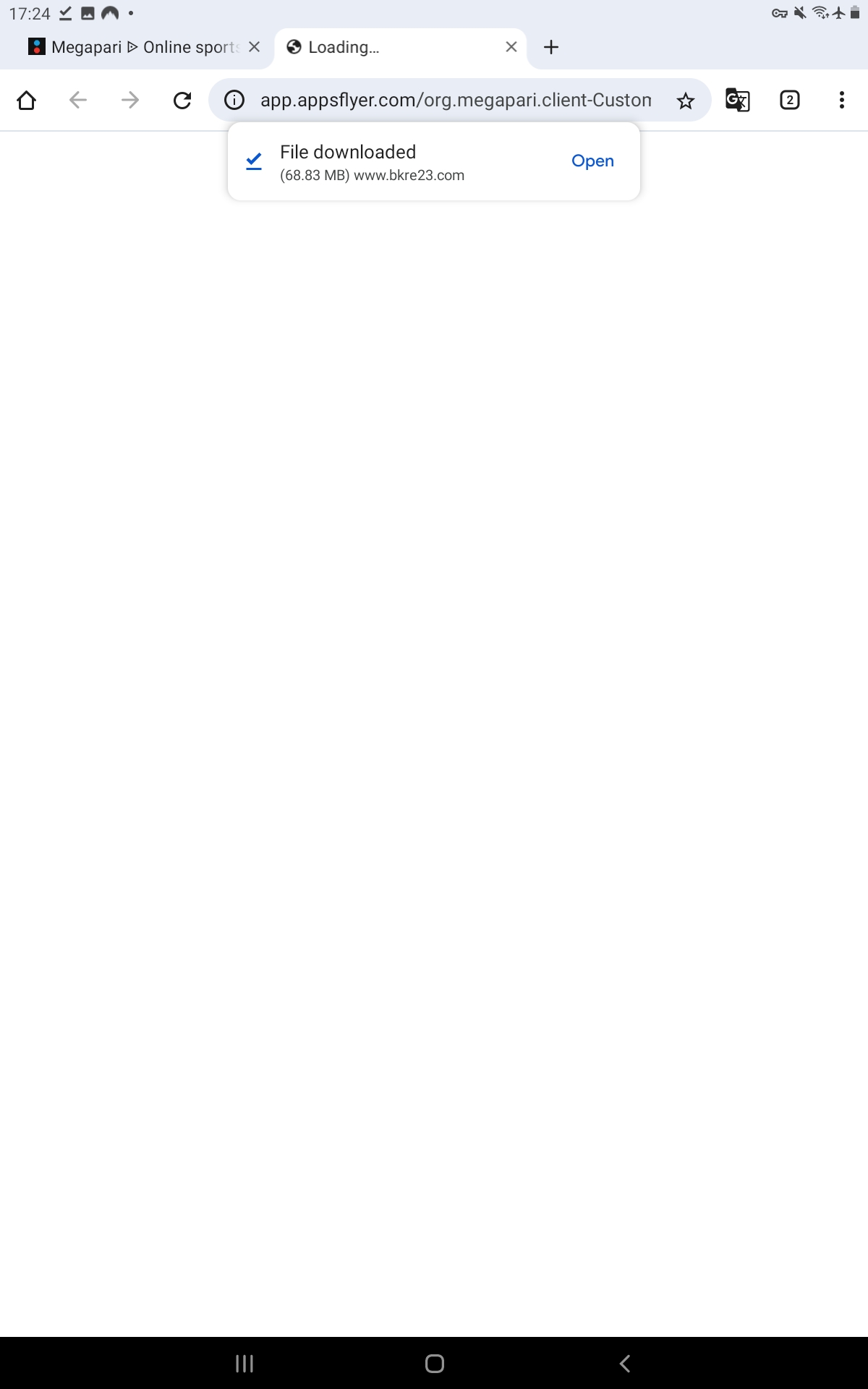 4 - Open the APK file 