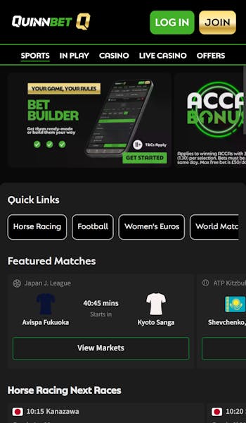 QuinnBet sportsbook