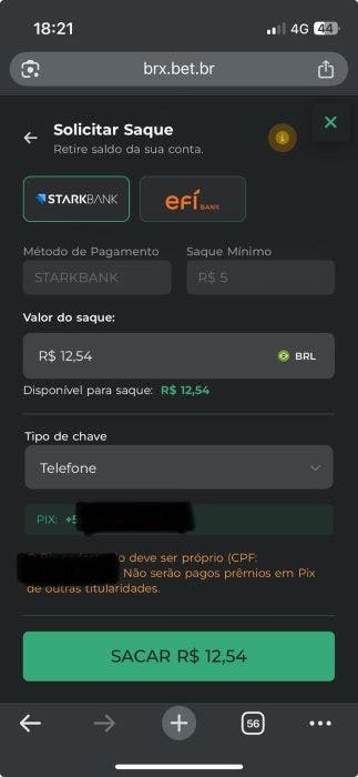 BRX retirar 2