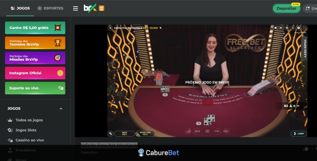 Infinite Free Bet Blackjack