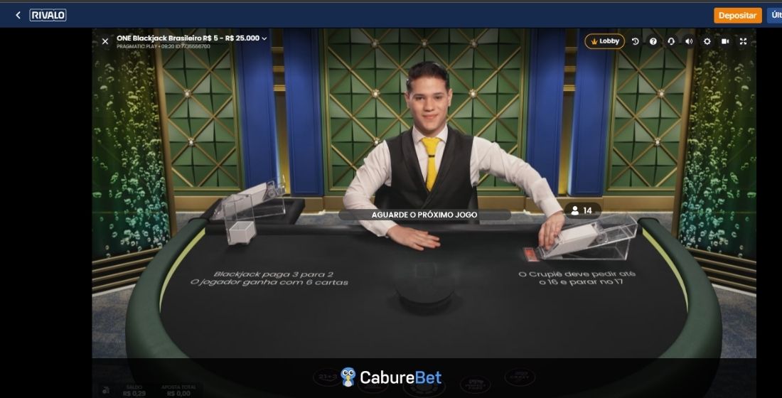 One Blackjack Brasileiro