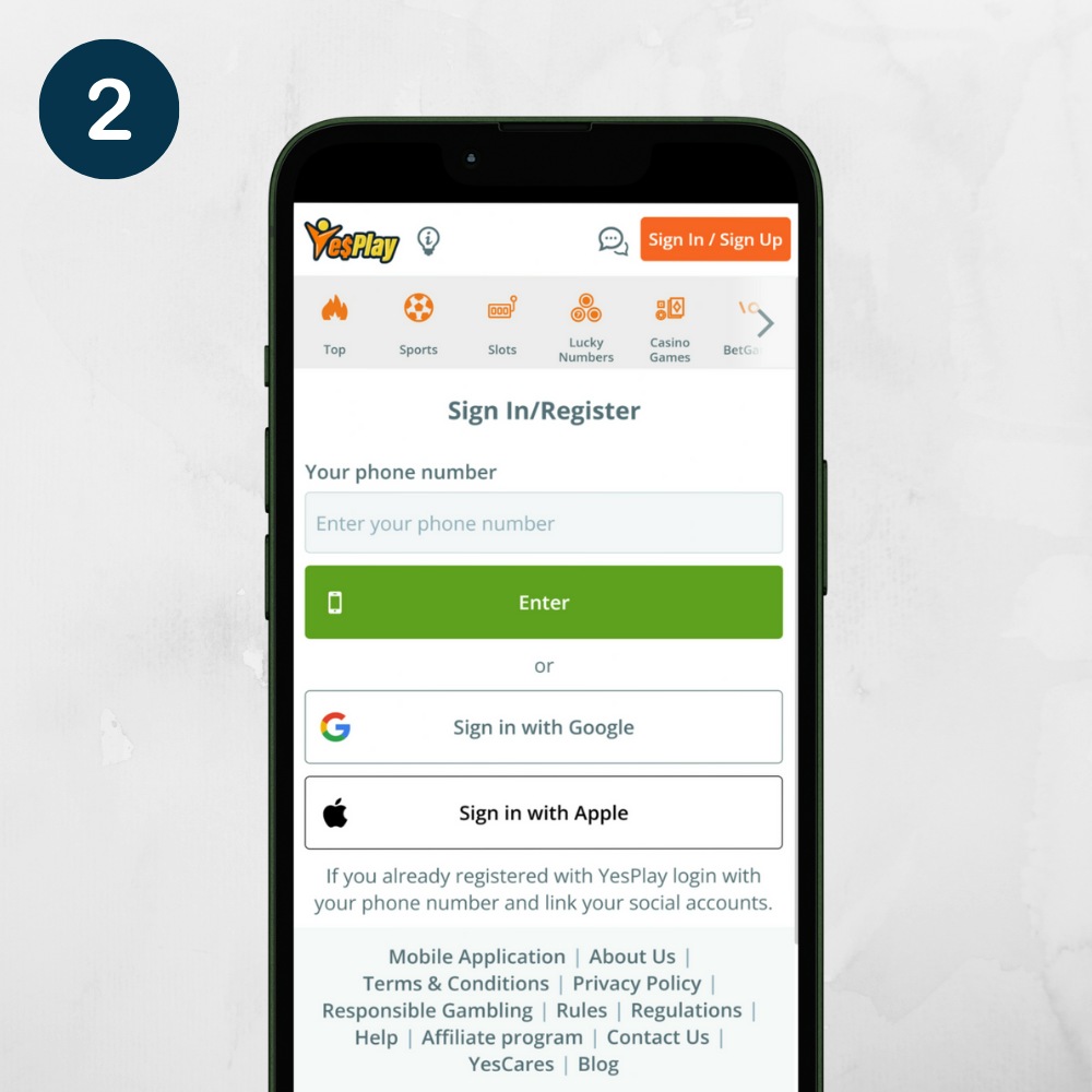Step2. Create an Account