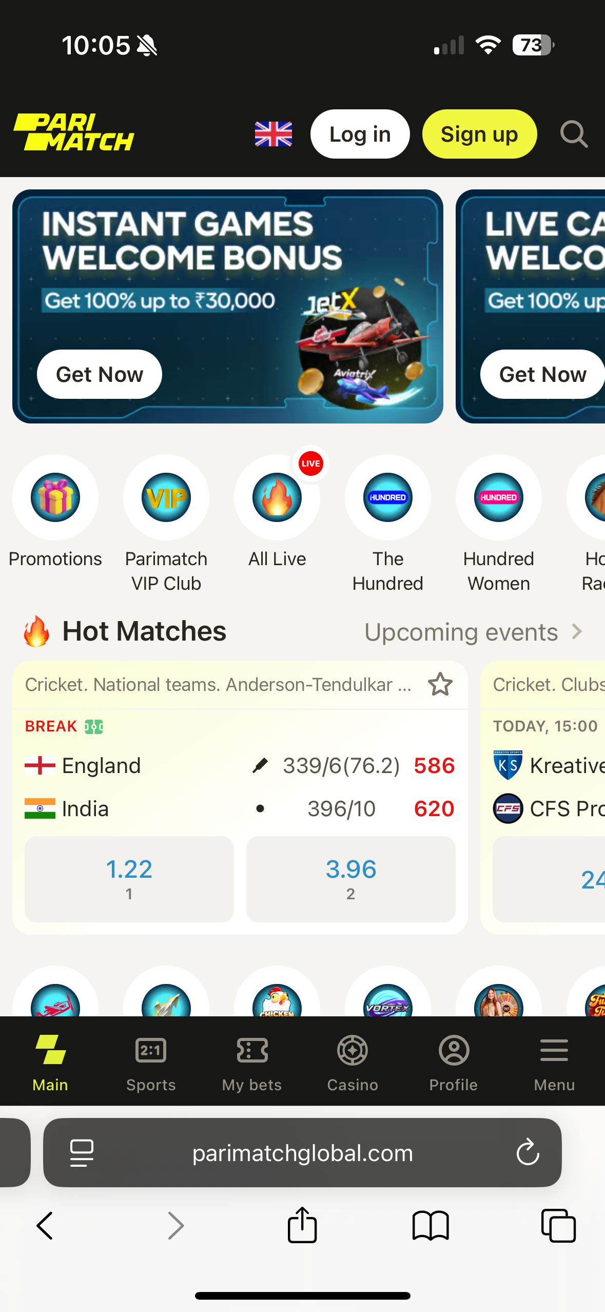 Step3. Tap the share option in the Safari toolbar.