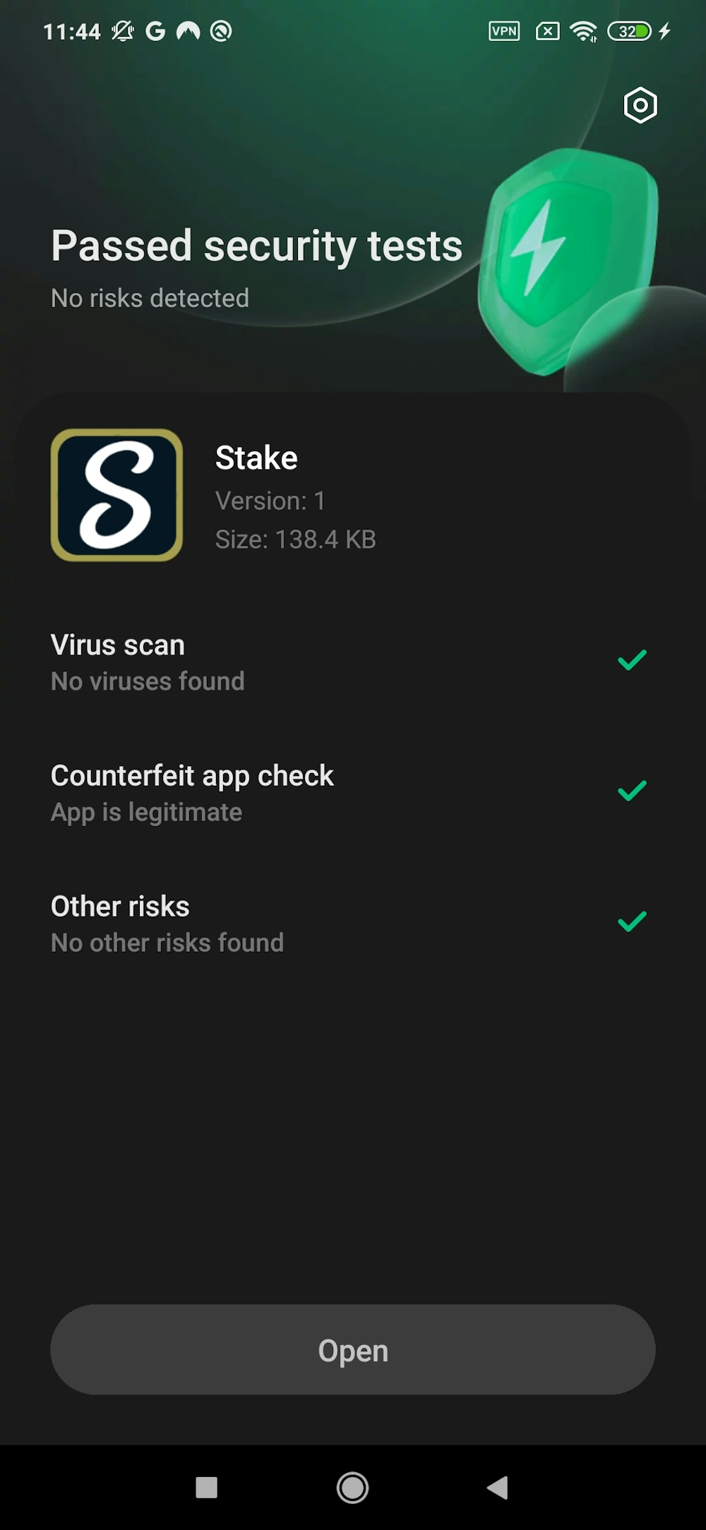Step5. Stake PWA downloaded!
