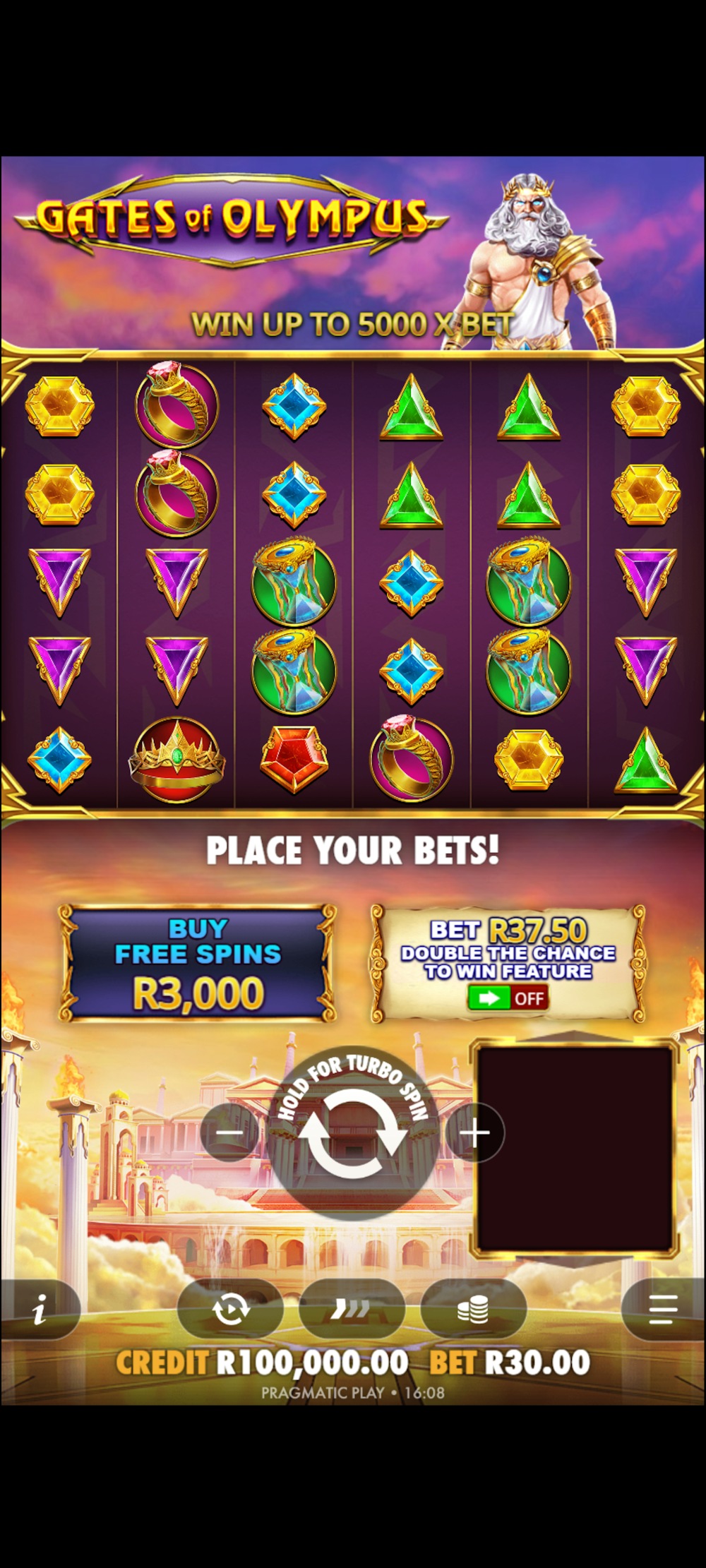 Gates of Olympus default