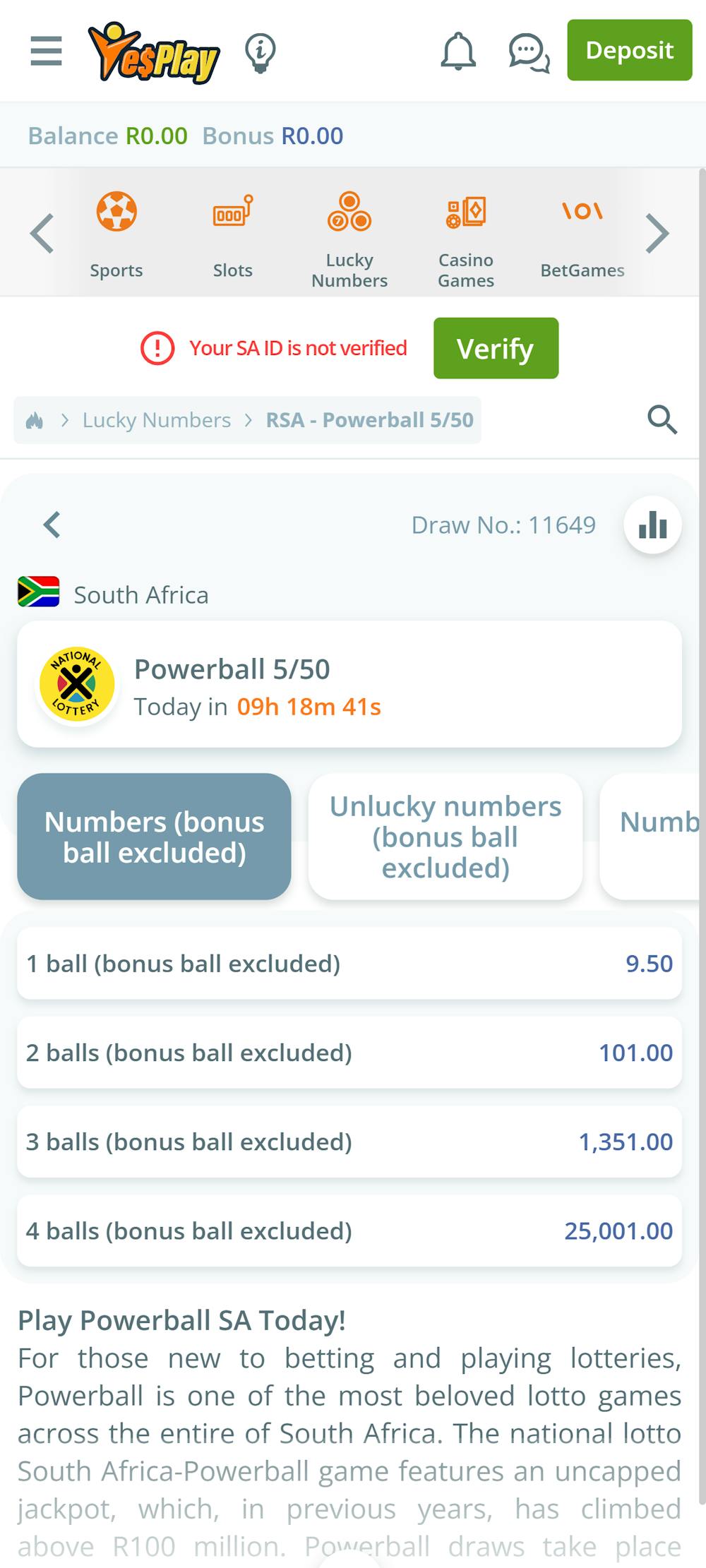 5 - Pick your betting market.