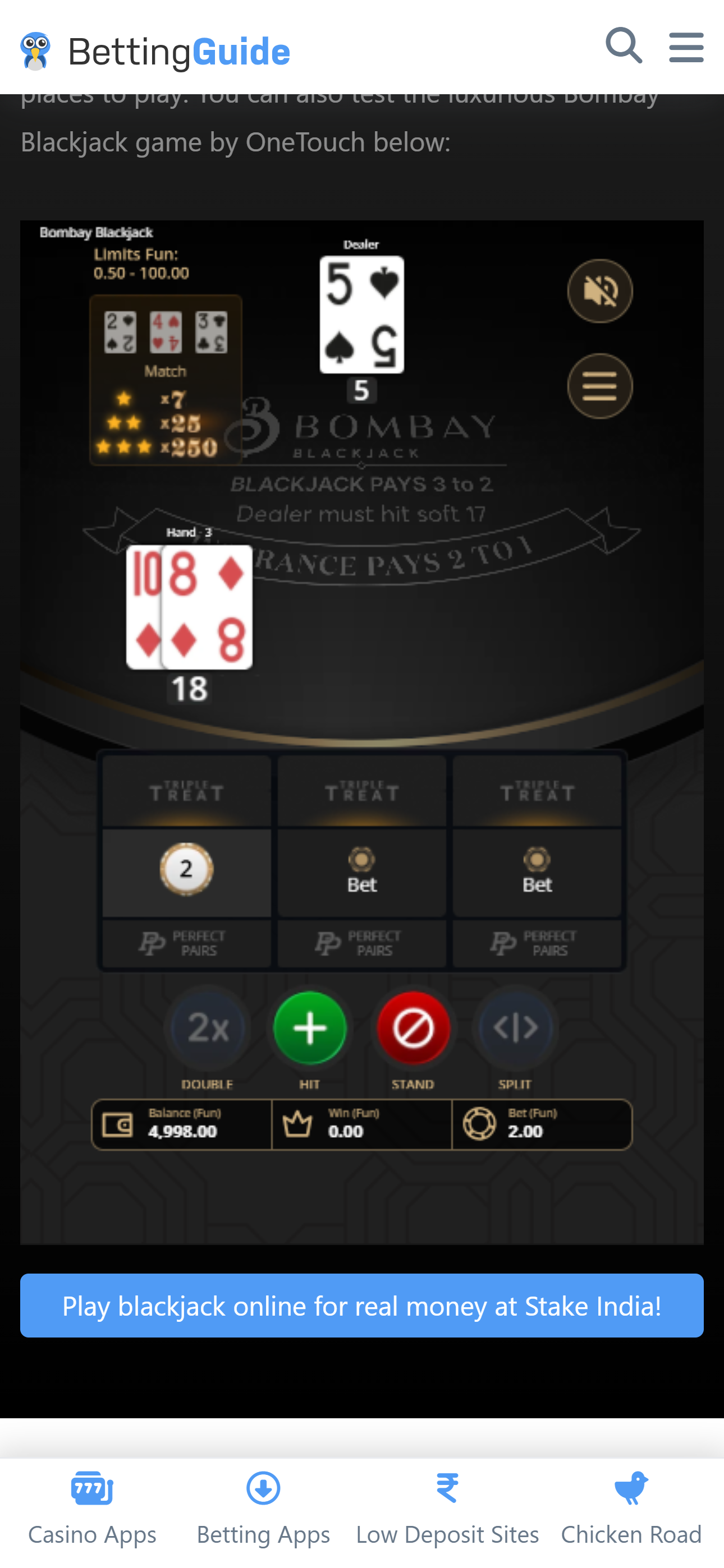 blackjack-game-result