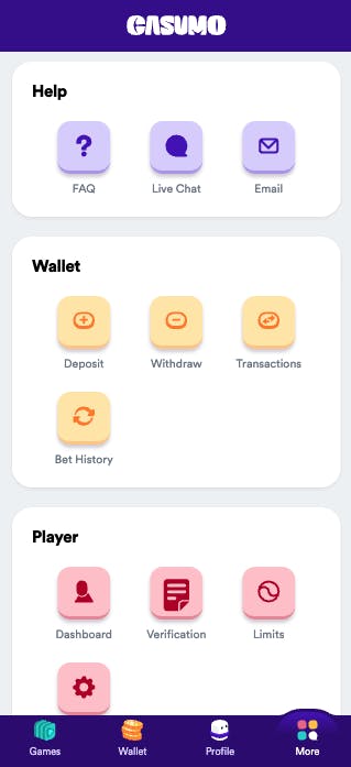 casumo account preview