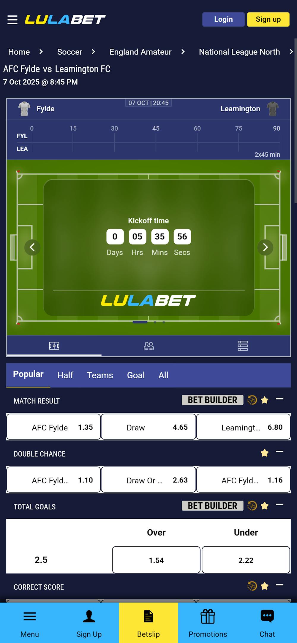 lulabet-soccer-betting
