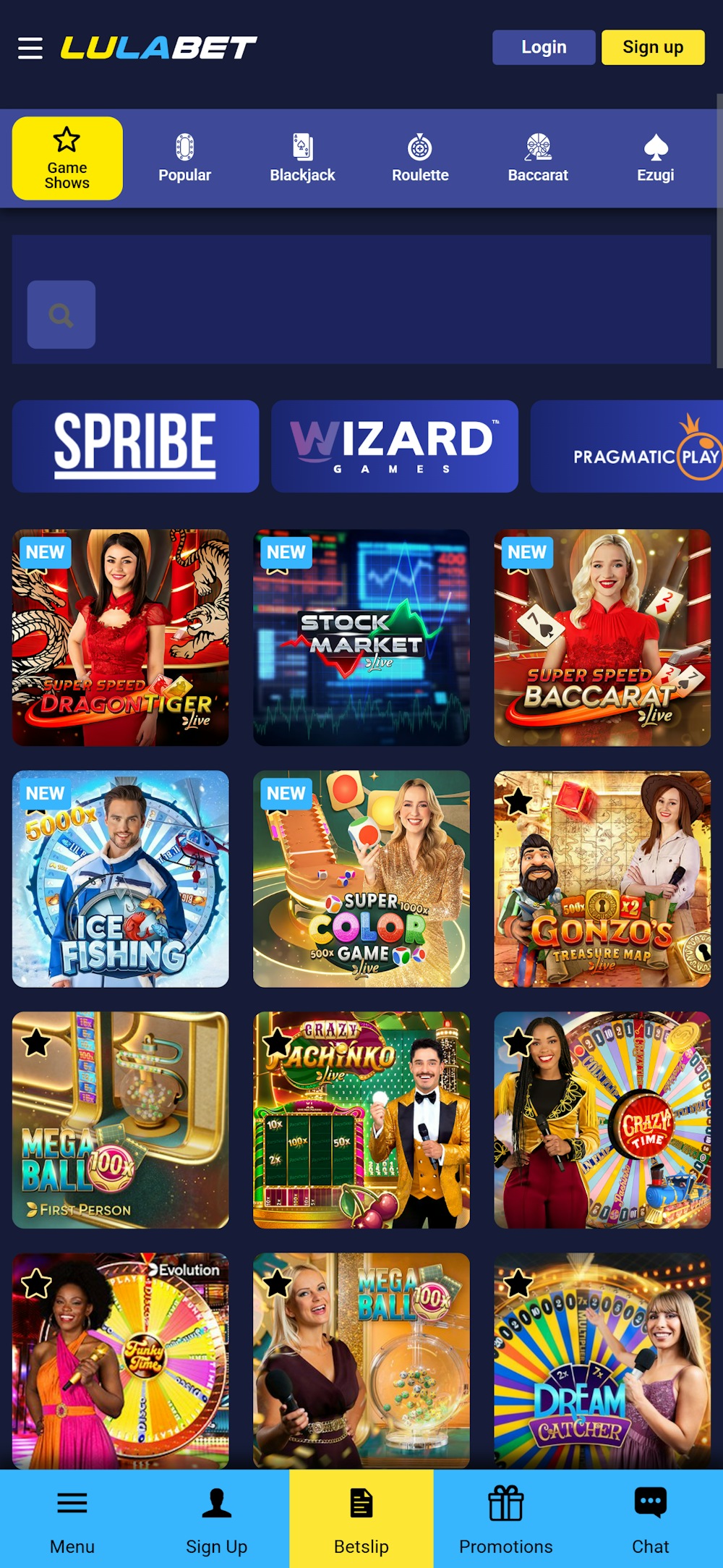 lulabet-live-dealer-games