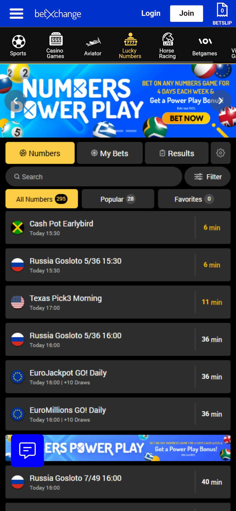 betxchange-lucky-numbers