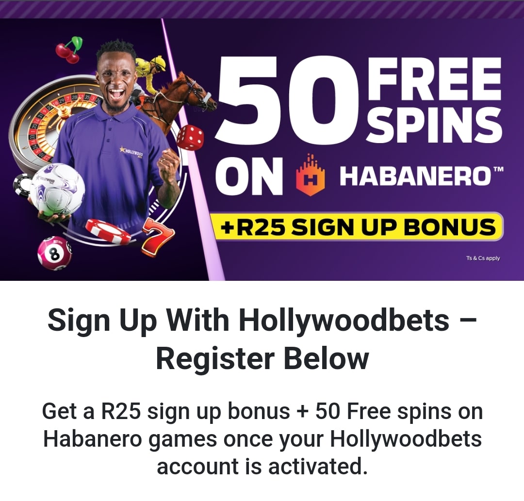 Hollywoodbets Welcome Offer 