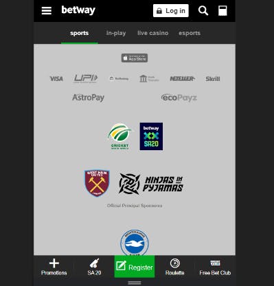 Betway iOS app link