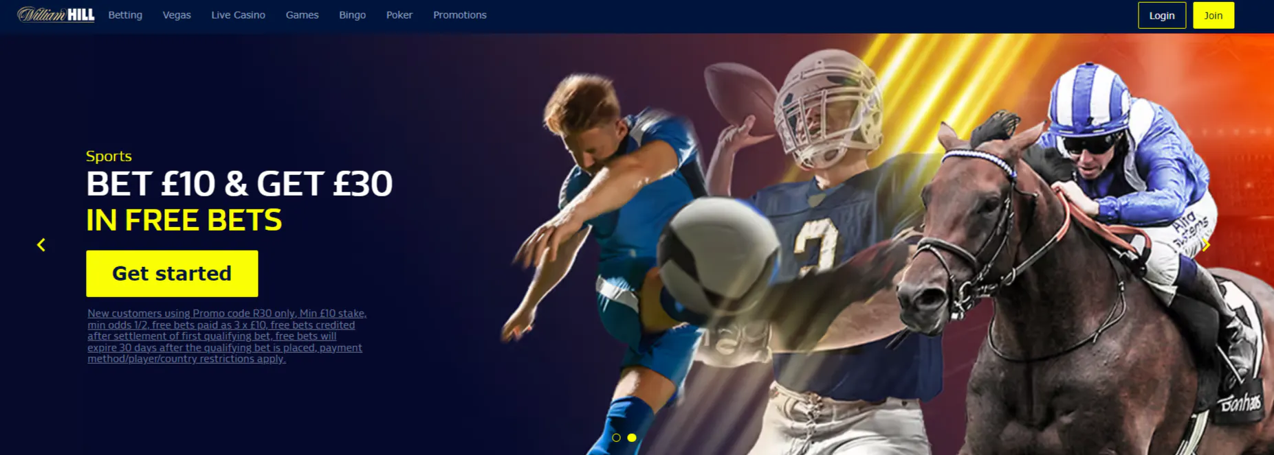 William Hill welcome bonus