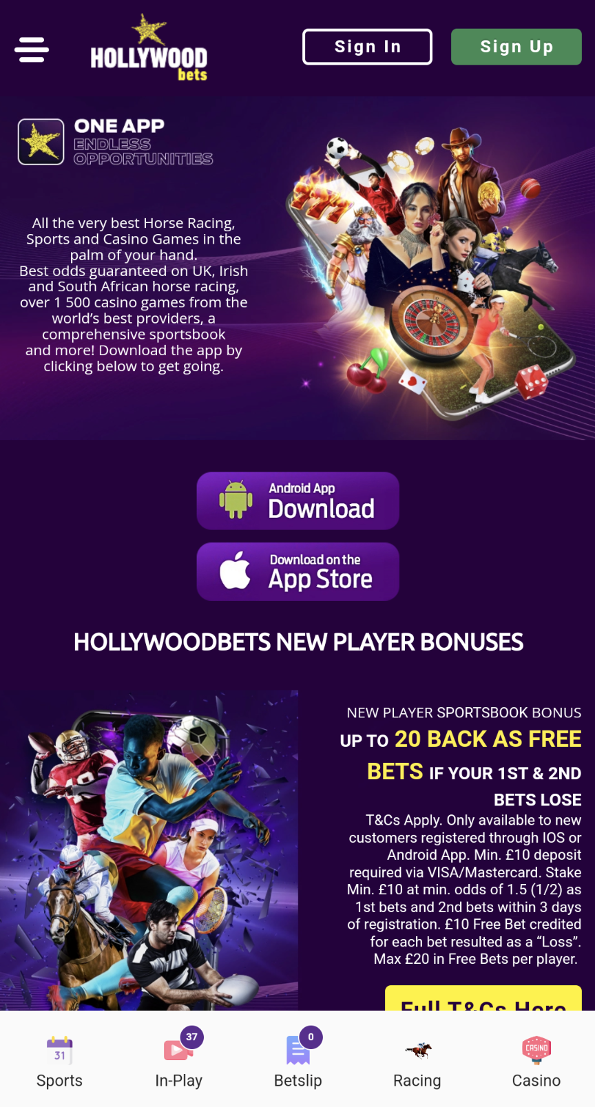 Hollywoodbets app