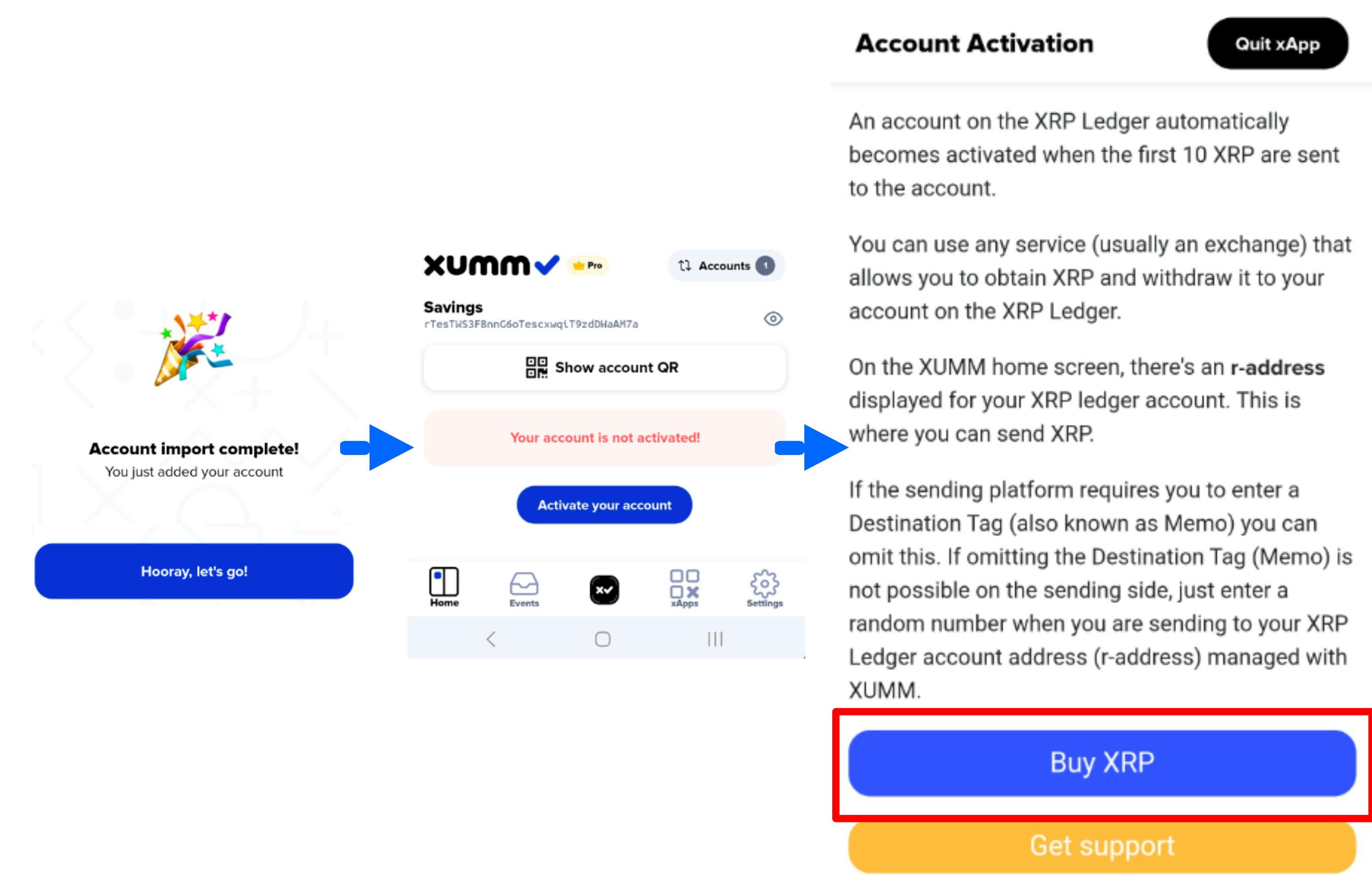 Xumm 登録手順5