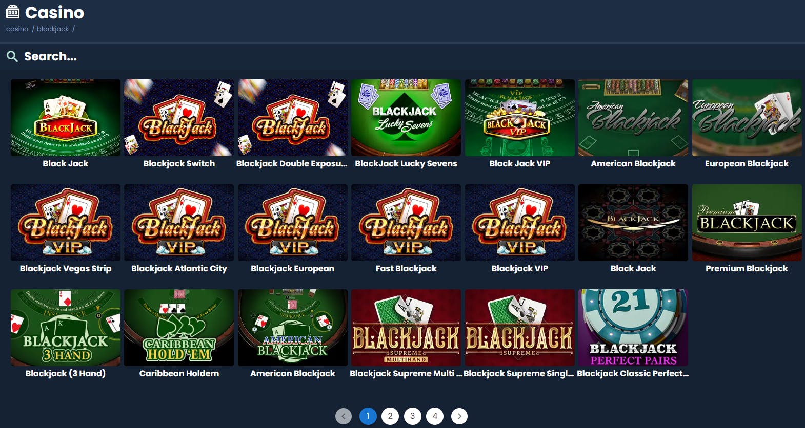 4Rabet blackjack games