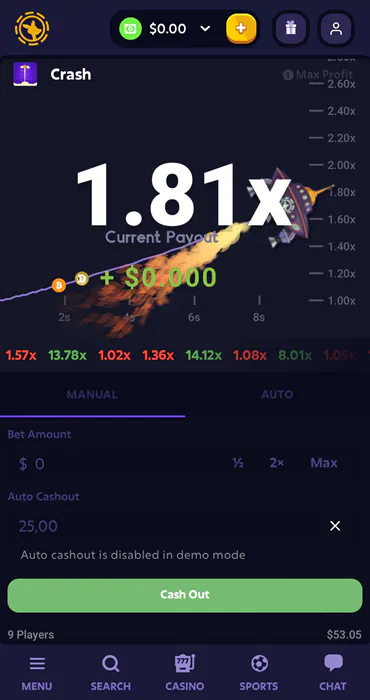 Roobet Crash