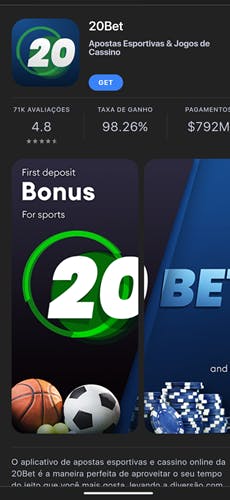 App 20Bet iOS