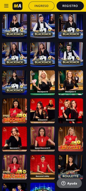 Megapuesta casino en vivo