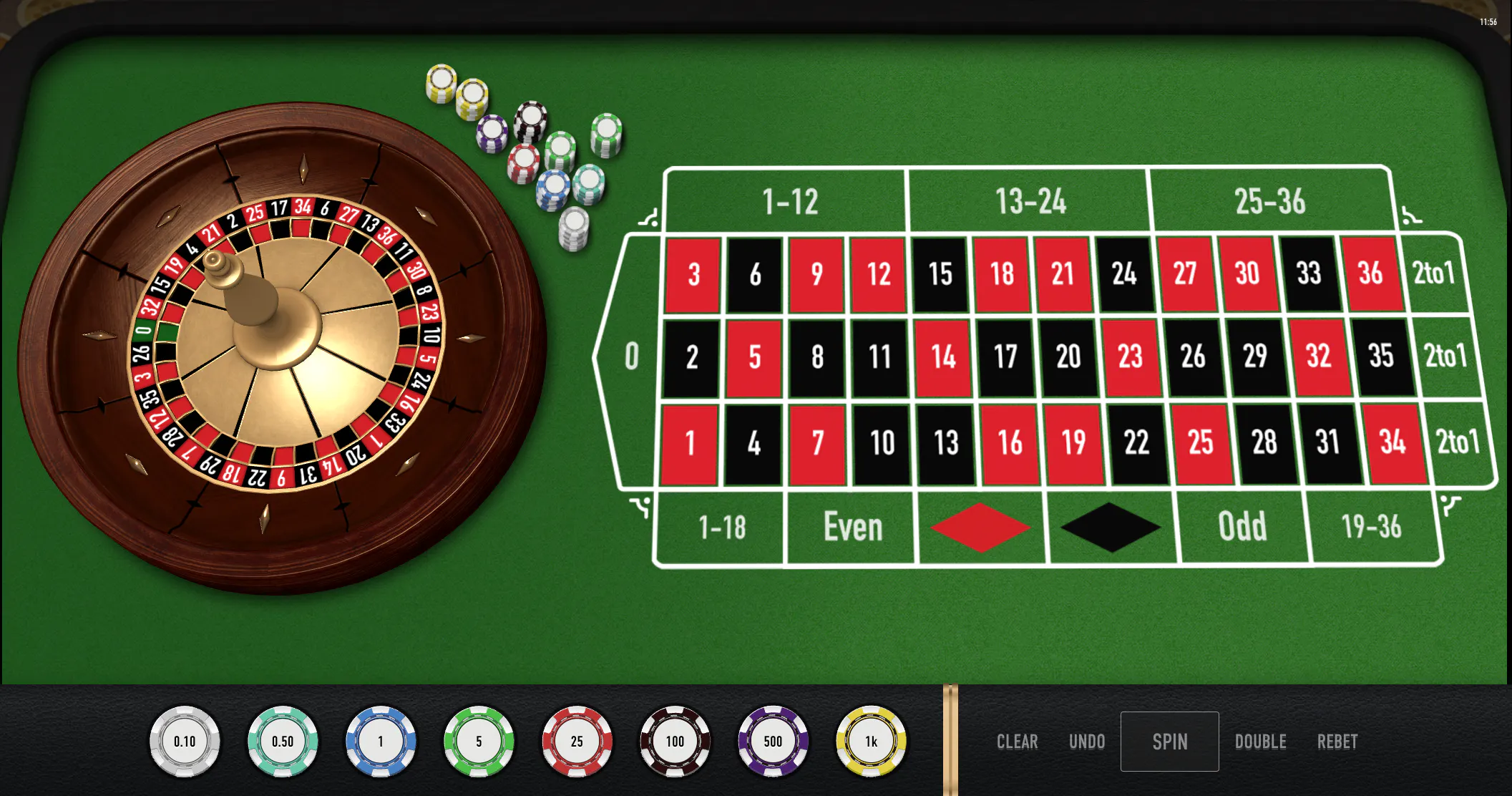 roulette in best online casinos