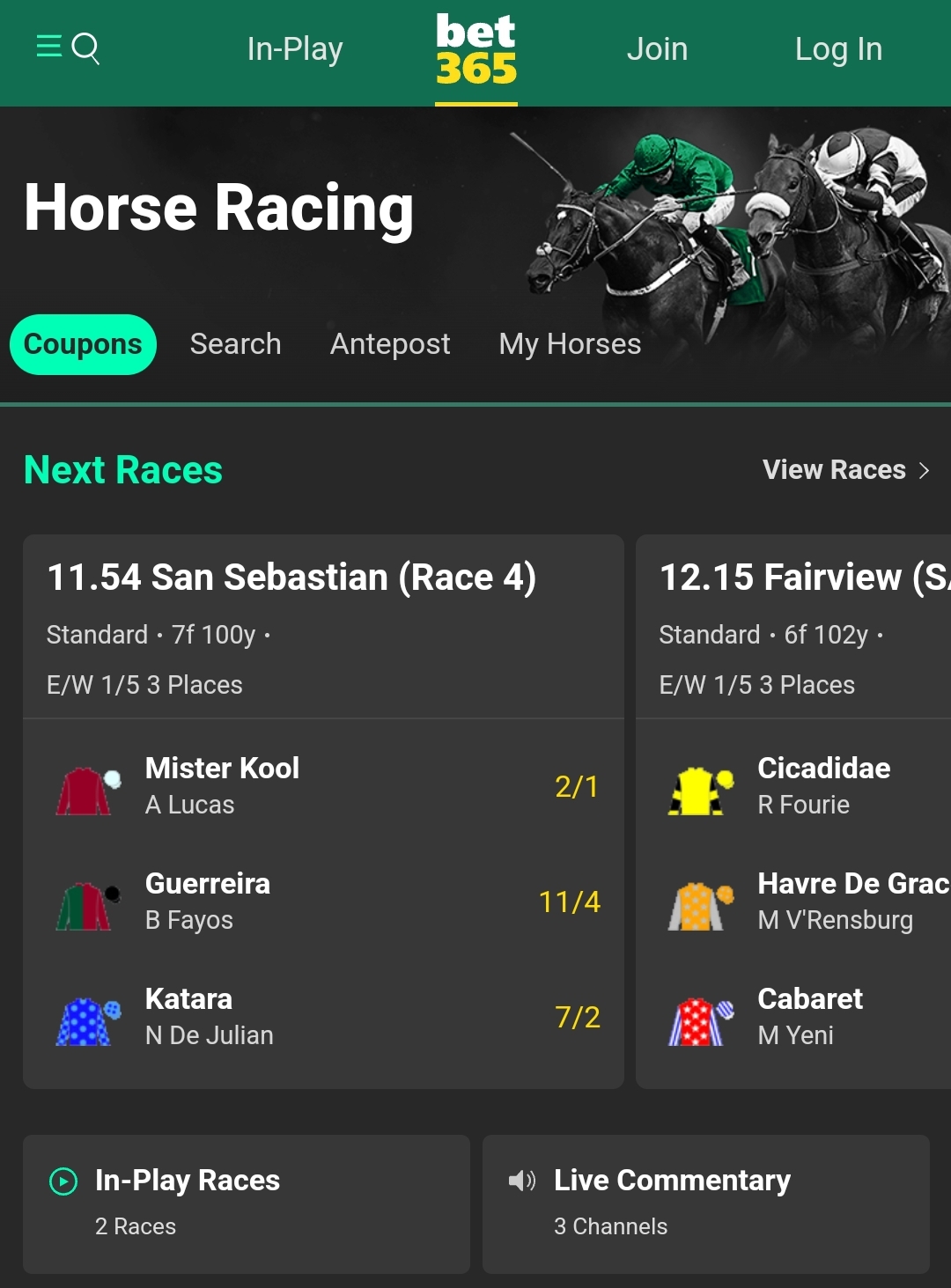 bet365 Horse Racing