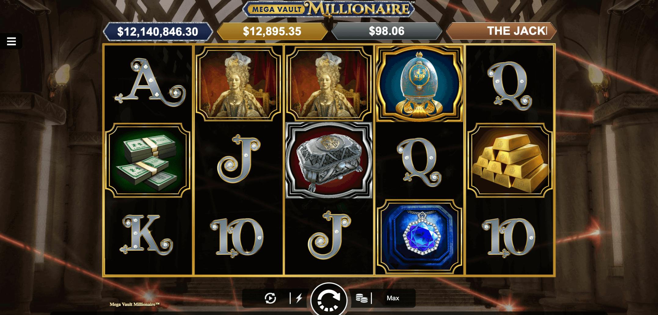 casino rewards mega vault millionaire