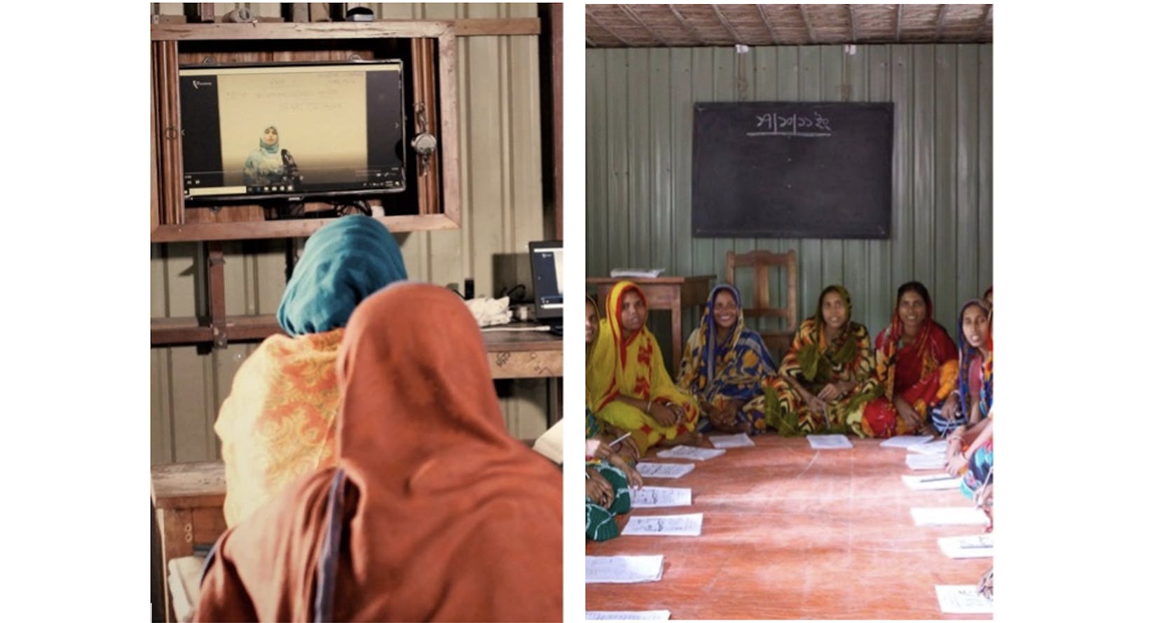 training women in remote areas to become health workers