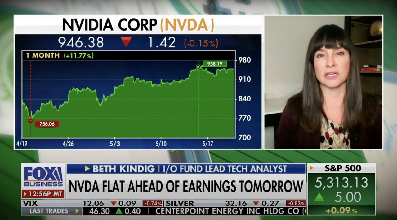 Beth Kindig, I/O Fund lead tech analyst, discusses Nvidia’s upcoming earnings report and expectations for major growth by the end of 2024 on Fox Business.