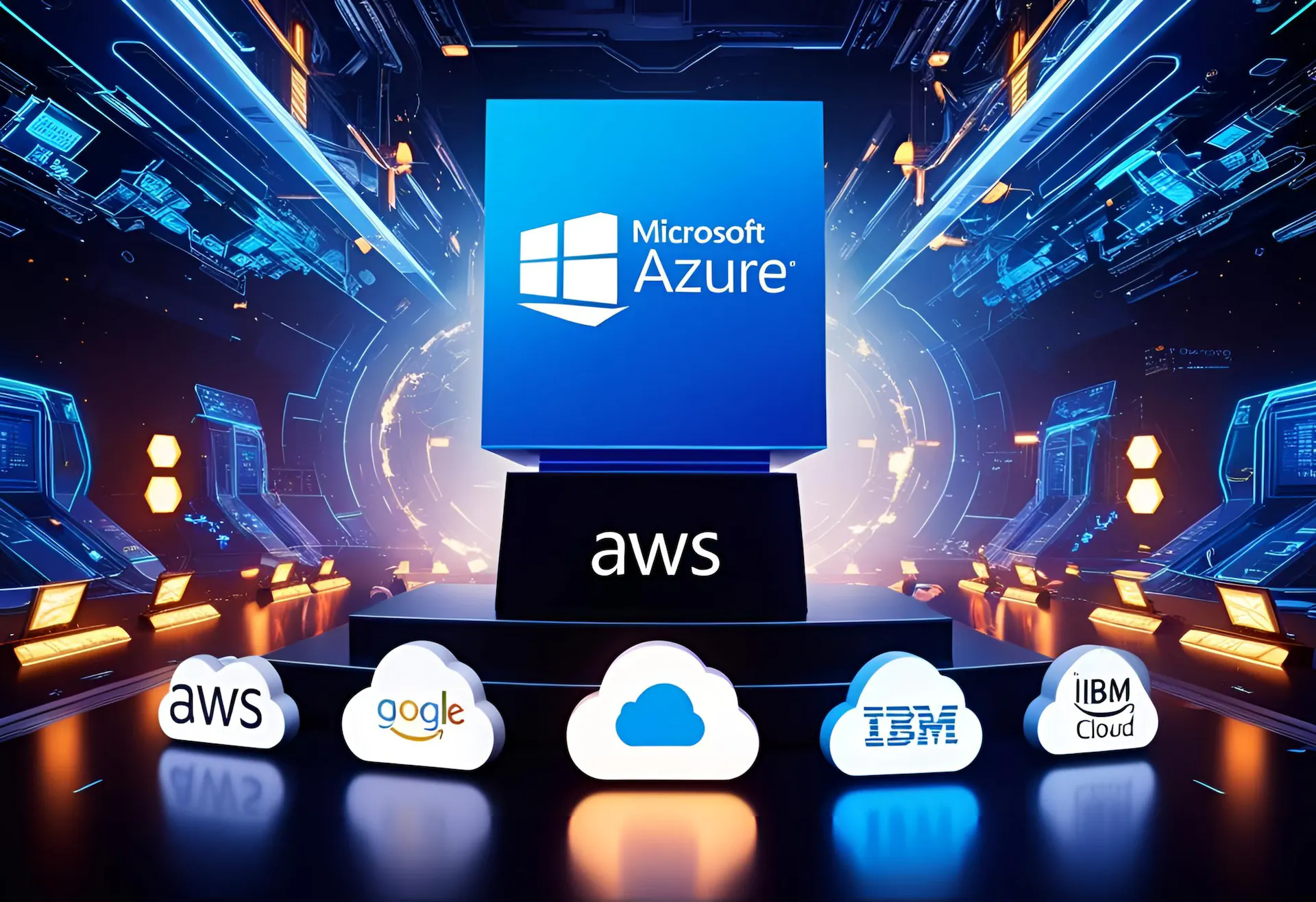 Google Microsoft Azure Competitive Reactions and the Cloud Wars’ Next Phase