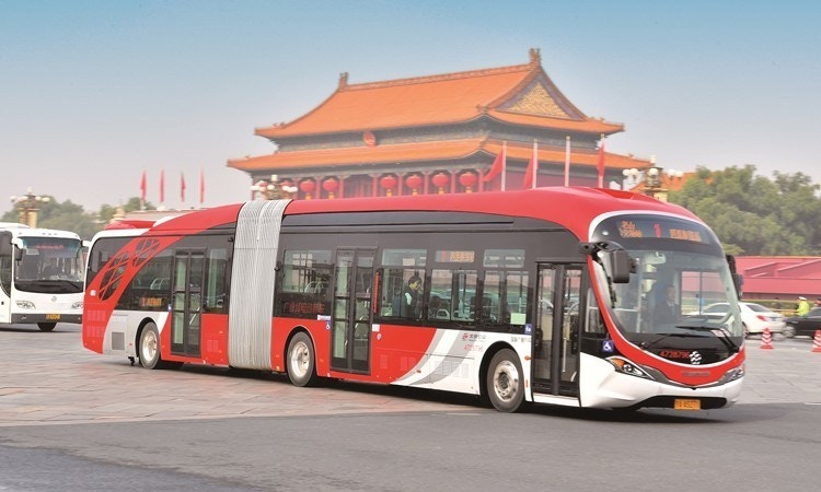 China's autonomous bus transportation