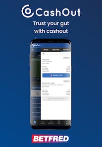 Betfred Android app cash out