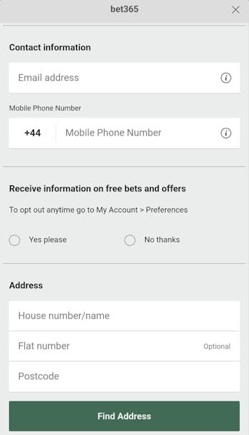 bet365 contact information