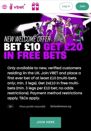 VBet Welcome Offer