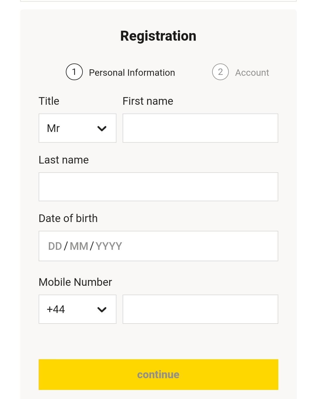 Fitzdares registration 1