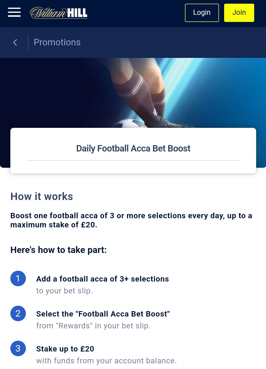 William Hill Promotion