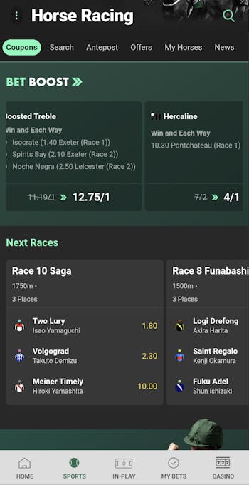 bet365 horse racing app