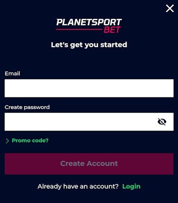 Planet Sport Bet Registration 2