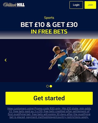 William Hill Welcome Offer 
