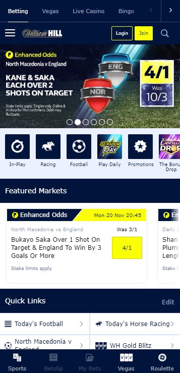William Hill UK app