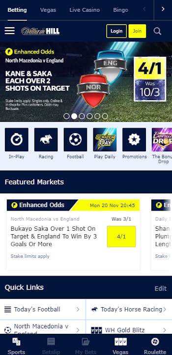 William hill UK app