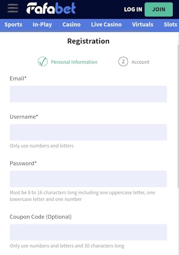Fafabet Registration 2