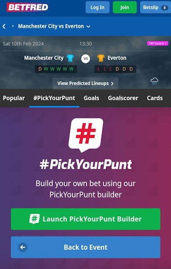 Betfred bet builder