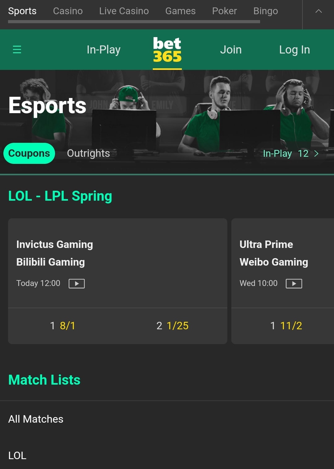 bet365 Esports